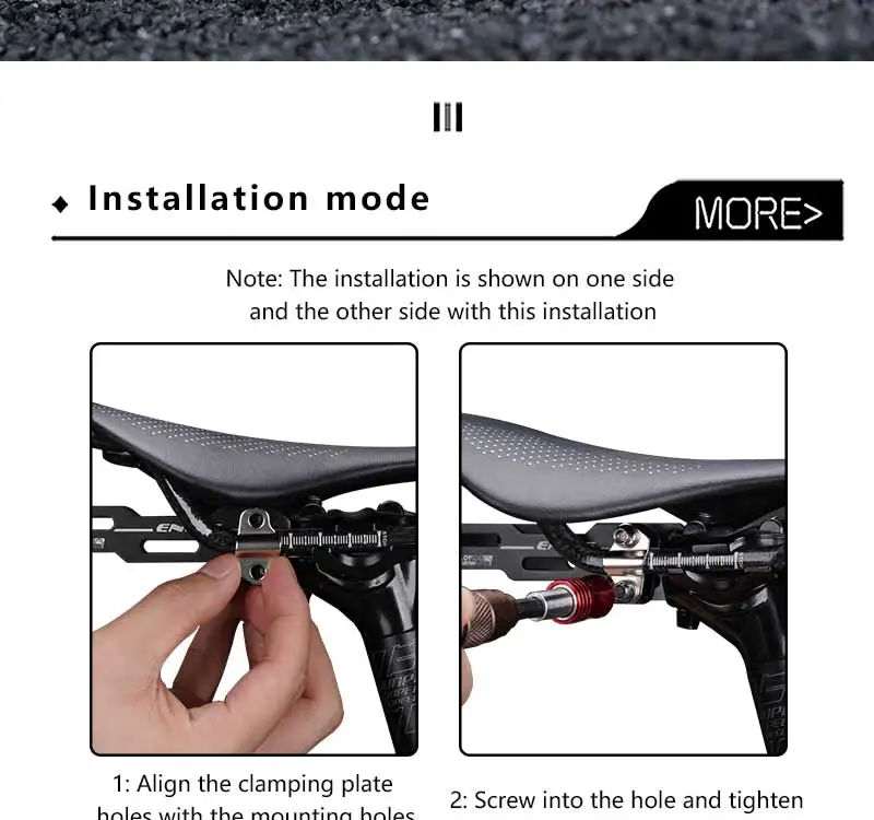 ENLEE Doppel Tasse Fahrrad Wasser Flasche Käfig Sattel Verlängerung Halter Radfahren Wasserkocher Klammern MTB Rennrad Zubehör Teile – Detail 14