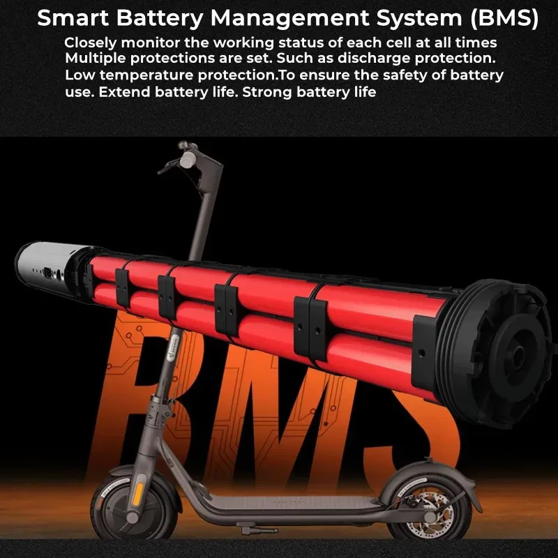 Bateria de patinete Ninebot Segway de Fabrica 오리지널, 36V, 5200mAh, Sujetador de Scooter, C…