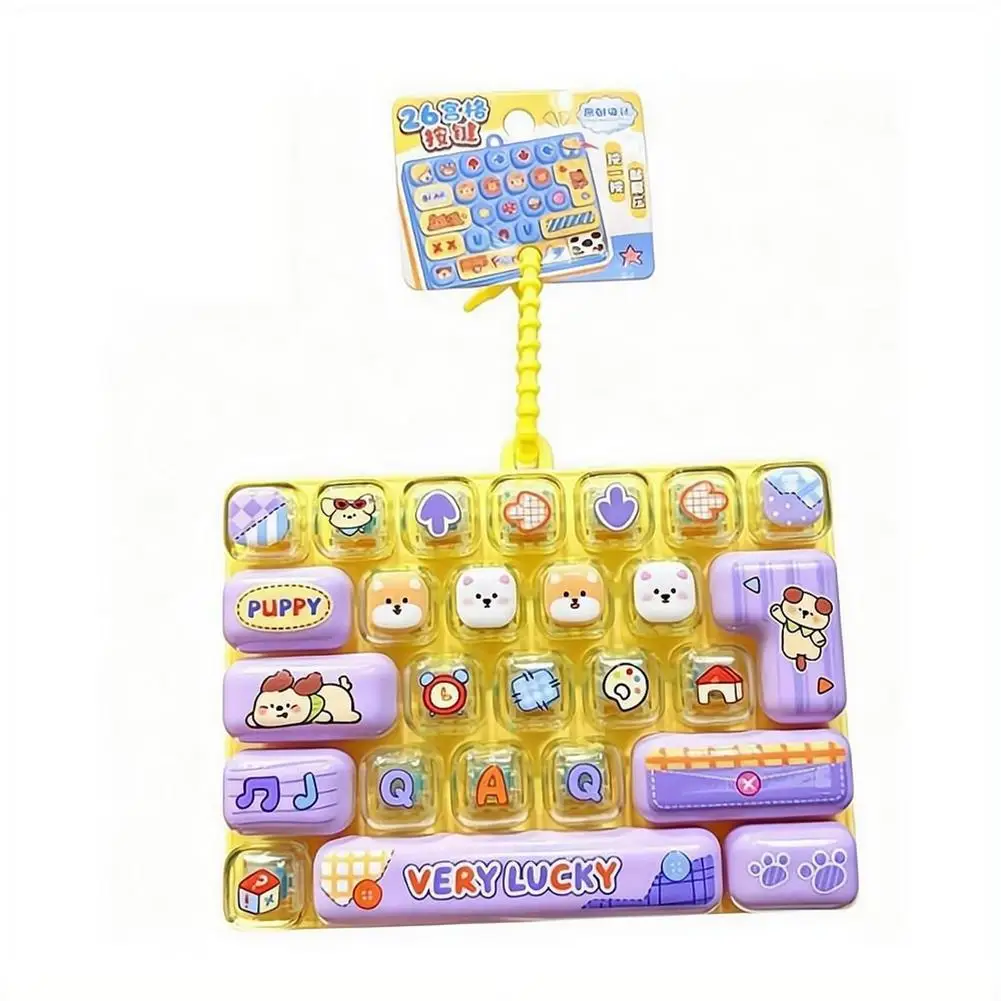 Keycap-Clicker, Tastenkappen-Schlüsselanhänger, Tastatur-Tastenkappen, Stressabbauender Charm-Schlüsselanhänger, Geschenke, 26-Tastenkappen, Riesen-Tastenkappen-Geschenke, Keycap – Detail 1