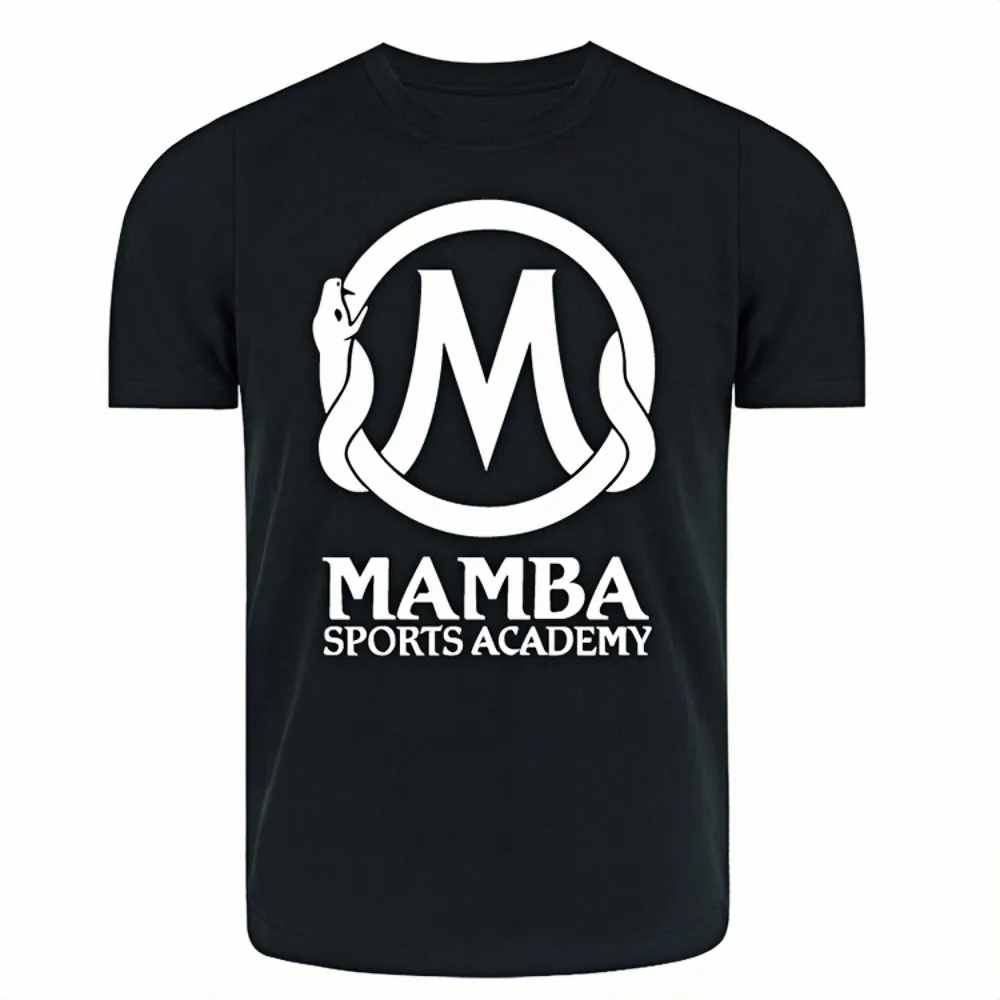 

Bryant Mamba Academy Training T-Shirt Men's Athletic pure Cotton Quick Dry Breathable Lightweight Basketball Shooting Top