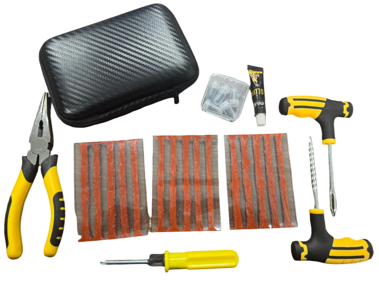 قطع غيار الدراجات النارية المائية لطقم تصليح الإطارات في حالات الطوارئ أداة إصلاح إطارات السيارة على الطرق السريعة بقع الأنبوب الداخلي للدراجة