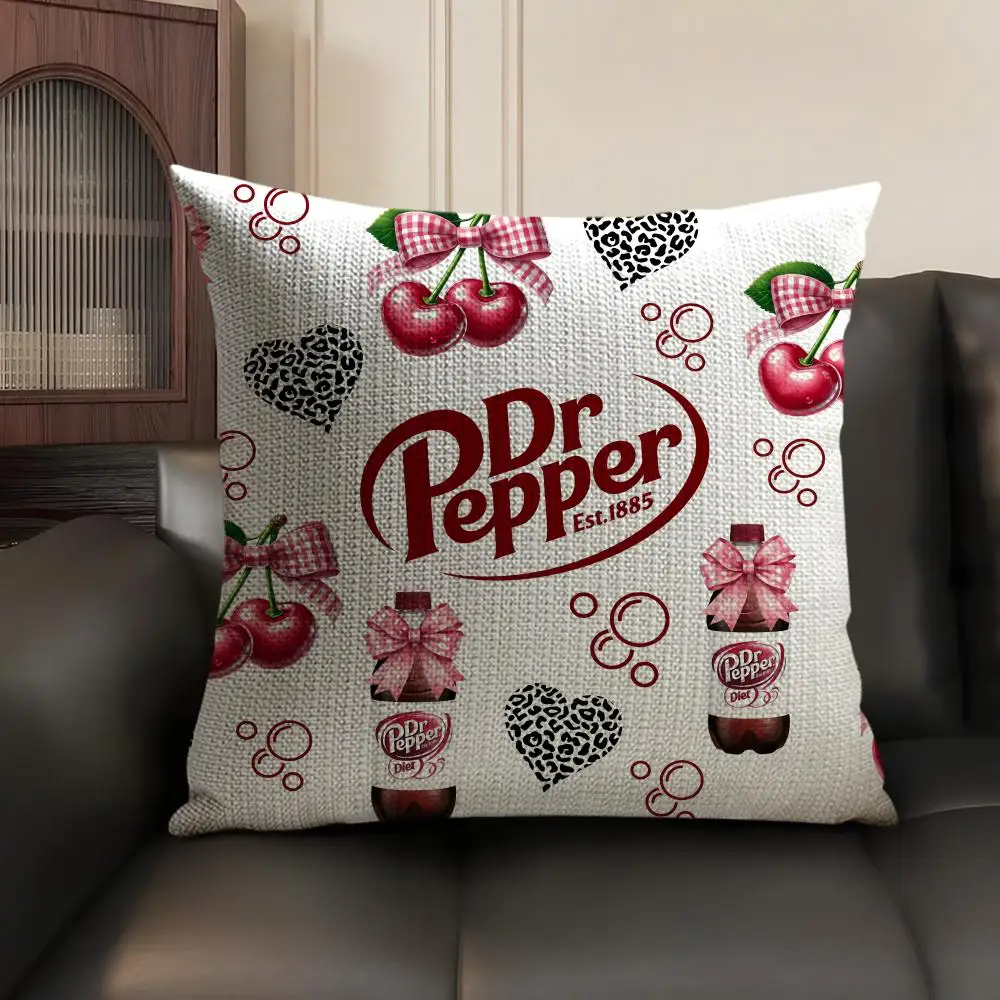 Drink Design D-DR P-PEPPER Cushion Cover Soft Plush Double-Sided Printed Decorative Pillow Case Sofa All Seasons Home Decor Gift