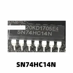 5PCS SN74HC14N 74HC14N 74HC14 MM74HC14N DIP-14 inline