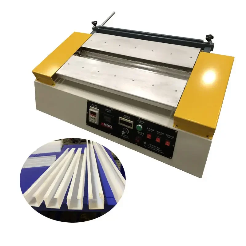 Plexiglass PC PP PVC PS plastic board Thick material arc double-layer heating bending machine manual acrylic bending machine