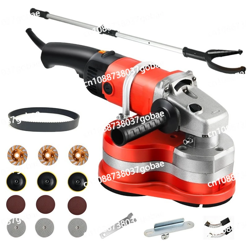Handheld Floor Grinder Concrete Pavement Grinder Dust Free Polishing Coarse Grinder