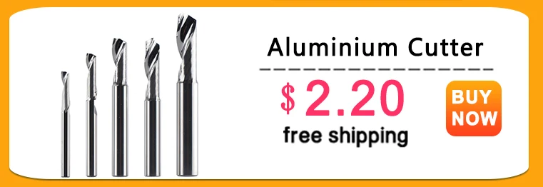 1PC Woodwork Milling Cutter UP & DOWN Cut 2 Flutes Spiral Carbide Milling Tool Router Compression Wood End Mill Cutter Bits
