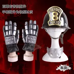 Anime Fire Force Enen no Shouboutai Hats Cosplay Tamaki Kotatsu Shinra Kusakabe Gloves Wigs Costumes Firefighter Uniform Jacket