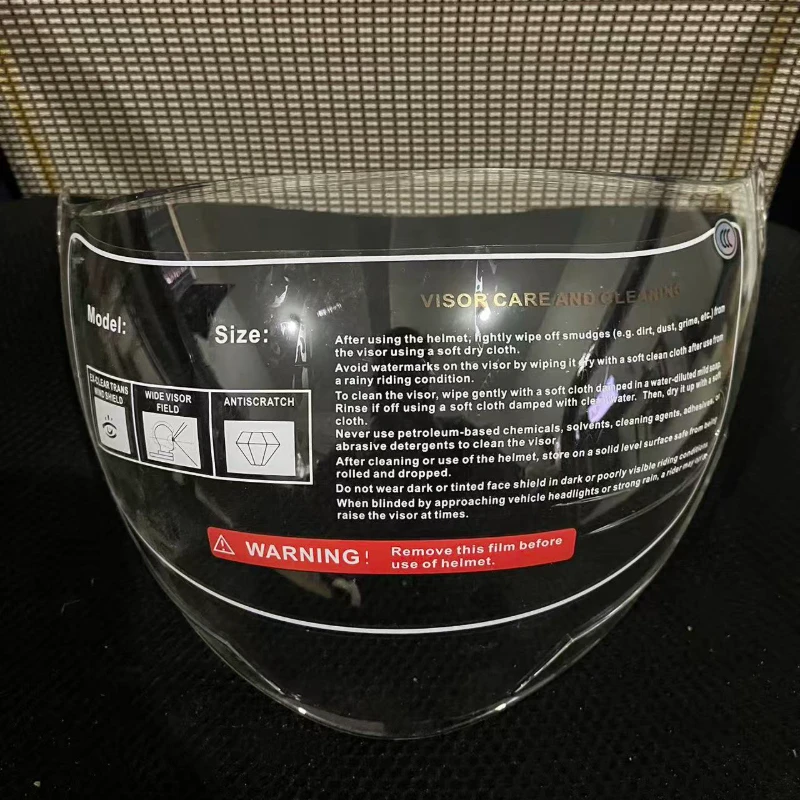 

706 MODEL Open Face Helmet Visor