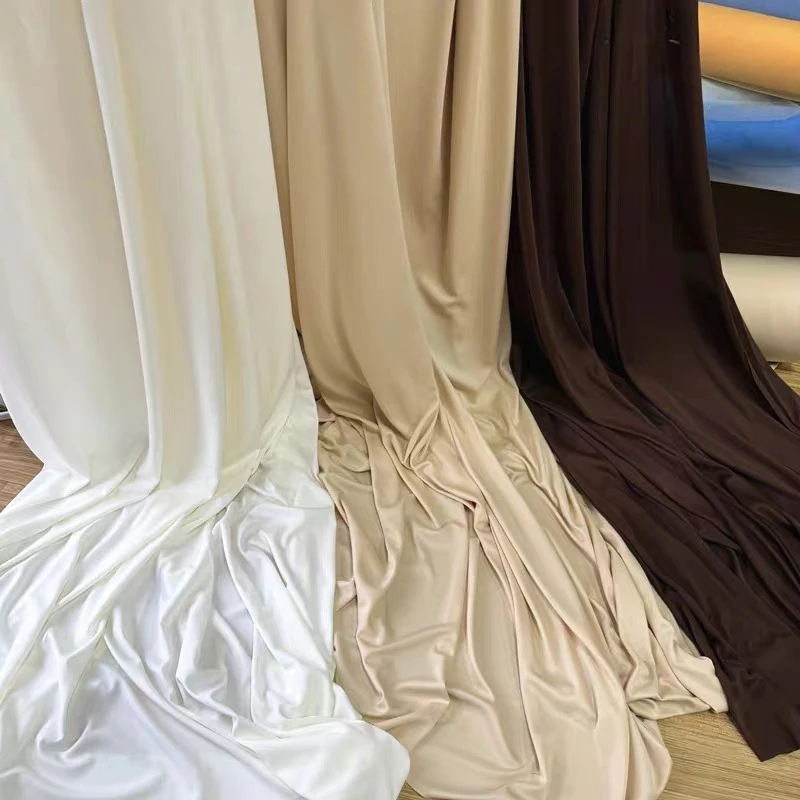 Stretchy Milk‑Silk Fabric Soft Draping Cloth for Wedding Ceiling Drapery Photography Background & Handmade DIY Material