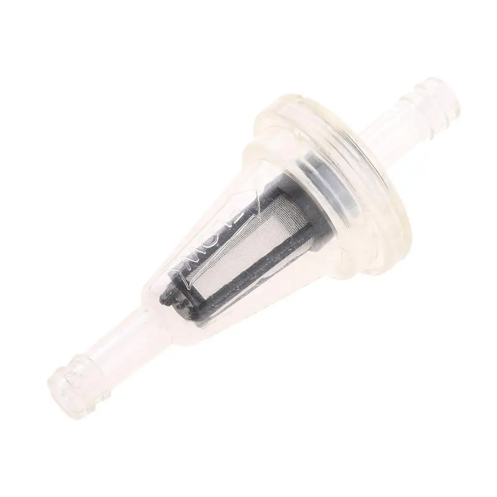 فلتر وقود مداخل بنزين عالمي للدراجات النارية ، فلتر بنزين بديل من البلاستيك ، أنابيب 8 ، 5 "، 16"