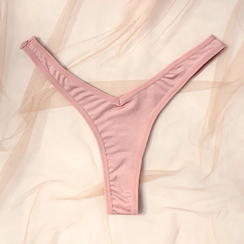 Frauen Sexy V Taille Sexy Sport Thongs G-string Atmungsaktive Höschen Niedrige Taille Unterwäsche Knicker T Hosen Elastische Bikini Unterhose – Detail 14