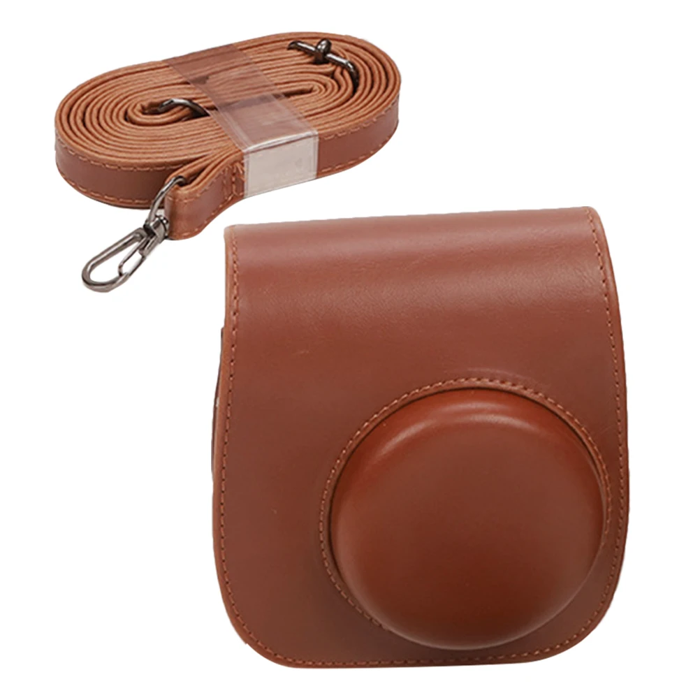 

Adjustable Shoulder Strap Protector Cover For Mini 11 Instant Camera Pu Travel Case Dustproof Scratch Resistant Small