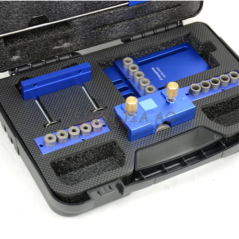 Round Wood Tenon Hole Locator 3 In 1 Woodworking Opener Tools 08400 Portable Log Tenon Punch Set 1PC
