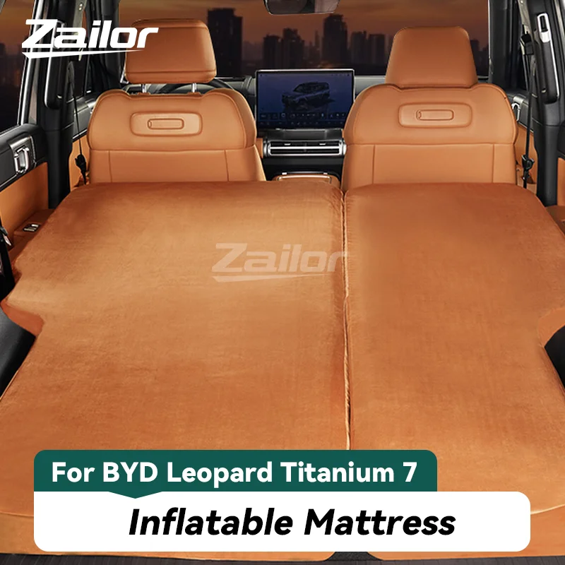 

For BYD Leopard7 Titanium Formula 7 Inflatable Air Mattress Camping Outdoor Travel Sleeping Bed Pad Car Accessories