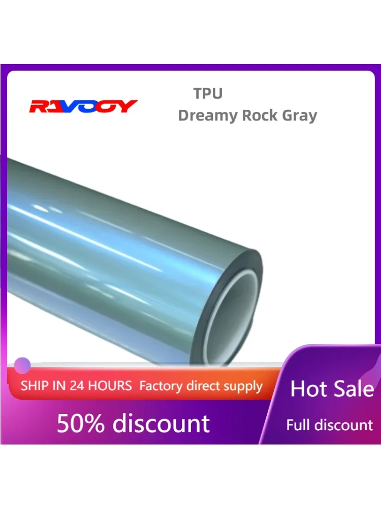 

Color PPF gloss Dreamy Rock GrayTPUPPF film paint protective film coating anti-yellowing self-healing heat repair