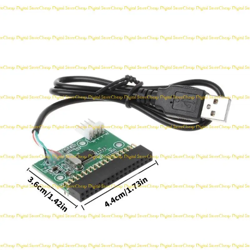 W3JB USB bis 34Pin Diskettenanschluss -Anschlussscheibe für Diskettenplatte 1,44 3,5 -Zoll -USB -Kabeladapter – Detail 6