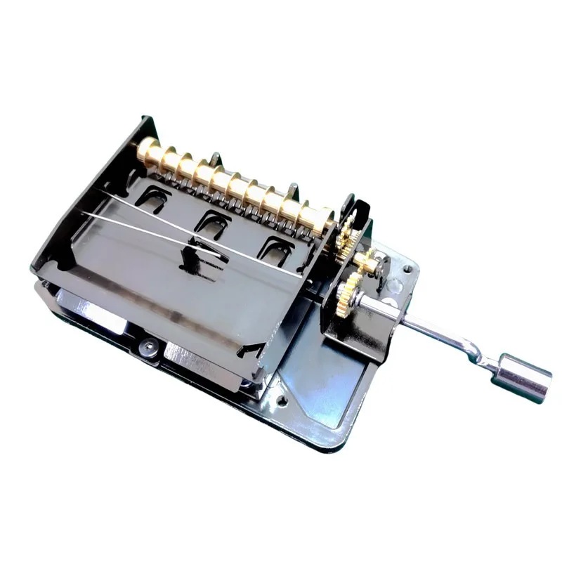 Brass Movement 30-tone Hand-cranked Paper Tape DIY Music Box Music Box Birthday Gift