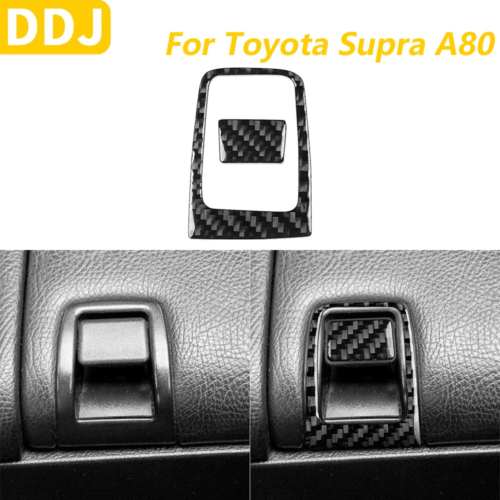 

Для Toyota Supra MK4 A80 Turbo 1993-1999 углеродное волокно центральный подлокотник коробка переключателя крышка декоративные автомобильные аксессуары наклейка