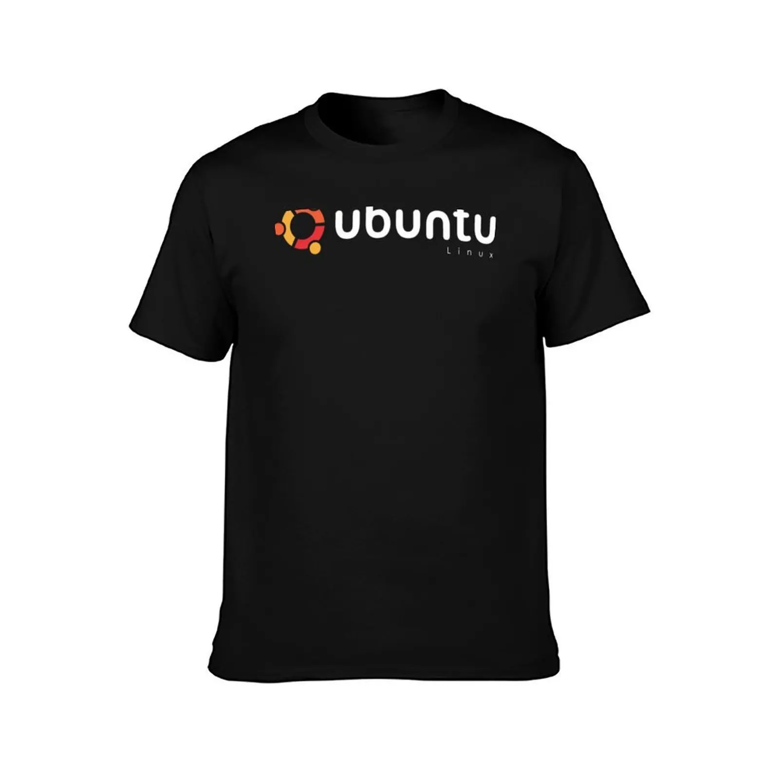 Ubuntu Linux T-Shirt Big Size Short Sleeve Tee for Men T-Shirt