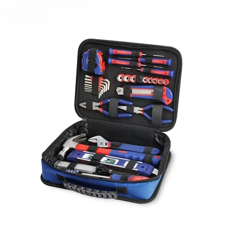 100pcs Professional Plastic Toolbox Storage Case Packing Home Use Repair General Household Hand Tool Kit Hand Tool Set