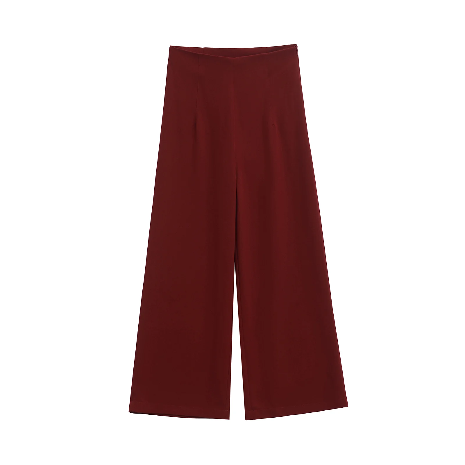 Rote Damen-Hose mit weitem Bein, hohe Taille, Hose für Damen, Y2K-Frühlingshose, Damenbekleidung 9633199