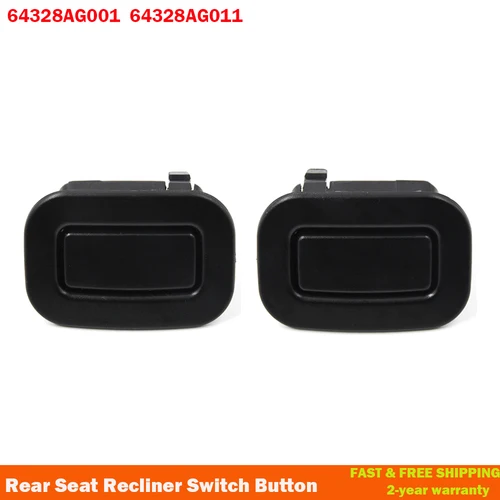 스바루 포레스터 2009 2010 2011 2012 2013, 뒷좌석 좌우 리클라이너, 단추 블랙 64328AG011 64328AG001 