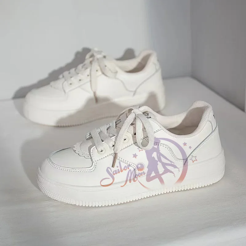 Sailor Moon Platform Shoes for Women Anime Jointly Tsukino Usagi Platform Shoes Kawaii Fashion Comfortable Women Sneakers Gifts