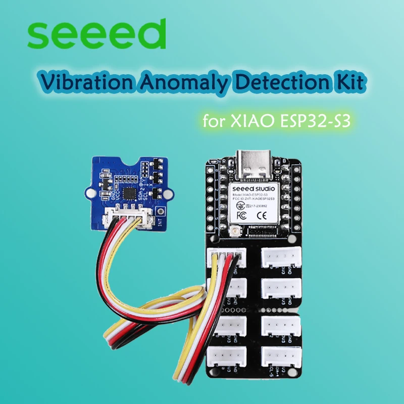 

Комплект обнаружения вибрации Anomaly для XIAO ESP32-S3, монитор/iDentify, аномальные вибрационные узоры в реальном времени, легкий интеллектуальный