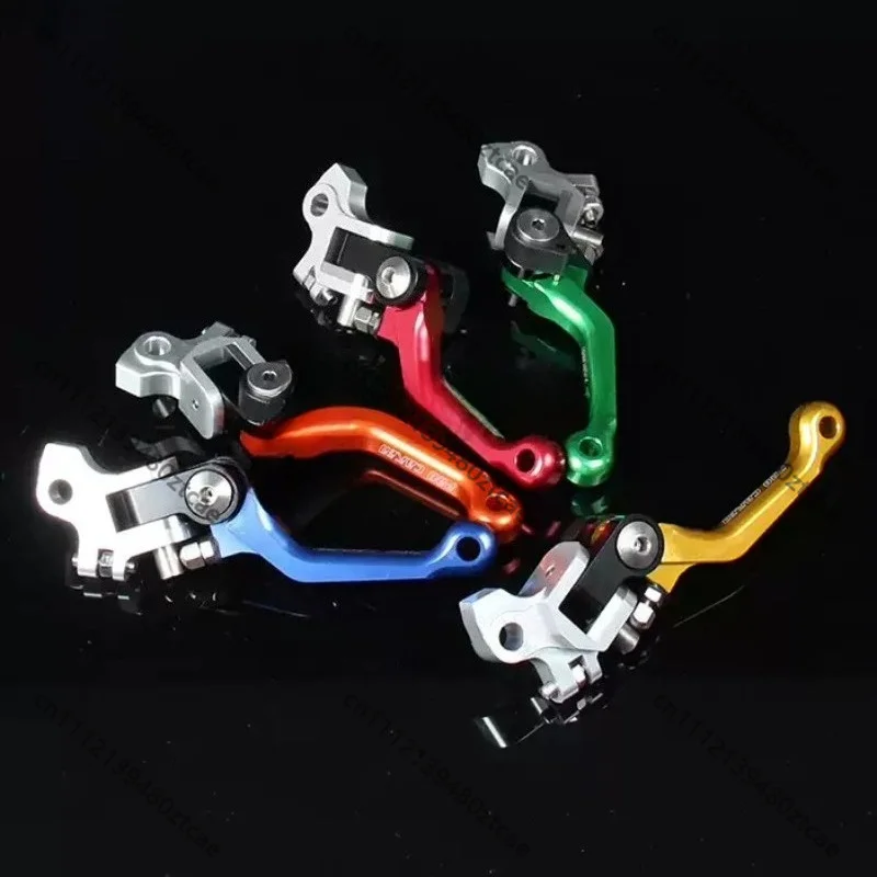 Universal Dirt Bike Modified 360 Degree Foldable Anti-Fall Brake Lever, Offroad Motorcycle Brake Handle Replacement Modificatios