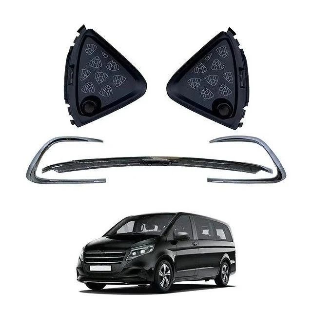 For VITO V300 2016-2025 Front Fog Lamp Daytime Running Light Dynamic Turn Signal Body Accessories New JXY Brand Custom