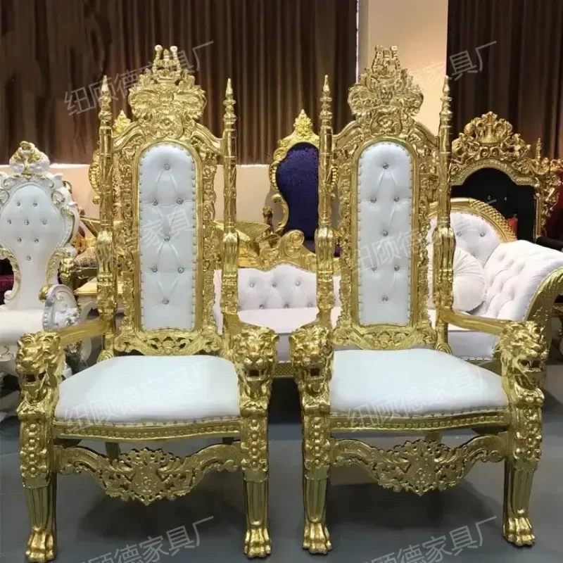 Retro Queen King Seat Chair for Live Streaming Host Influencer Promotion Hot Sale Comfortable Retro Style Furniture