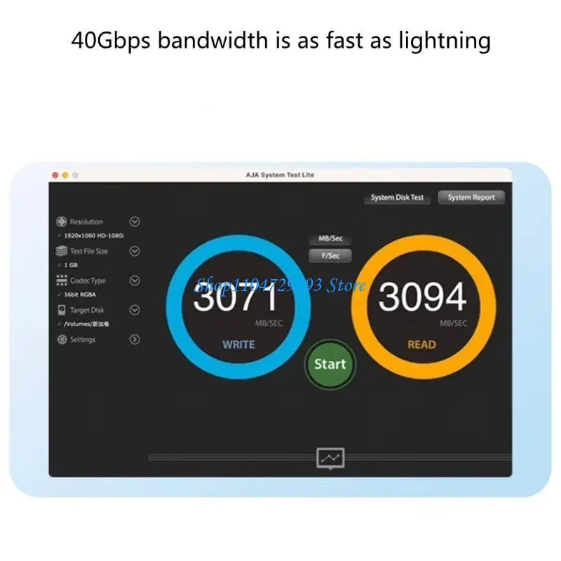 Y2GD 40GBPS M.2 NVME SSD العلبة PCIE33