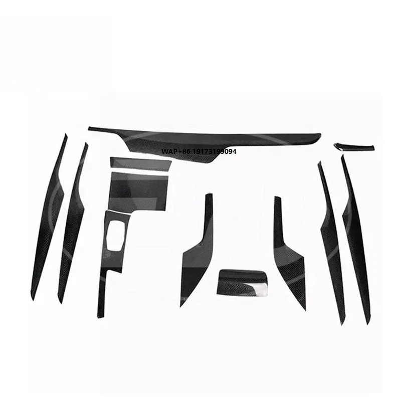 

For B-mw 5 Series G30 G38 2017-2019 Dry Carbon Fiber Interior (12 Pcs) Rhd