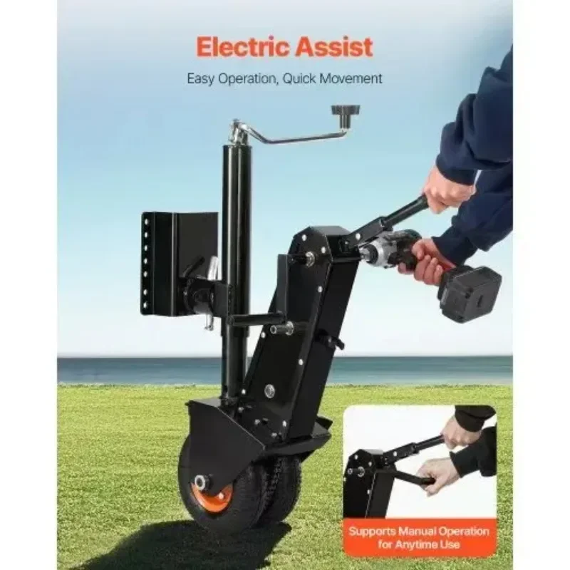 【Best-selling】500lbs Manual RV Yacht Trailer