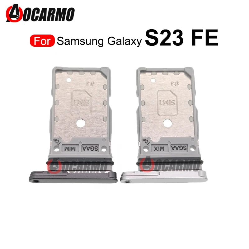 Sim Tray Dual SIM Card Slot Holder Replacement Parts For Samsung