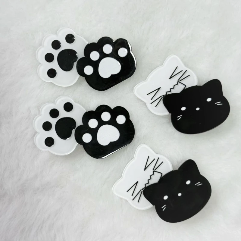 Anime Hiiro Cosplay chapeaux Kawaii patte de chat tête de chat pince acrylique pinces à cheveux épingle à cheveux bijoux filles cheveux accessoires cadeau accessoire