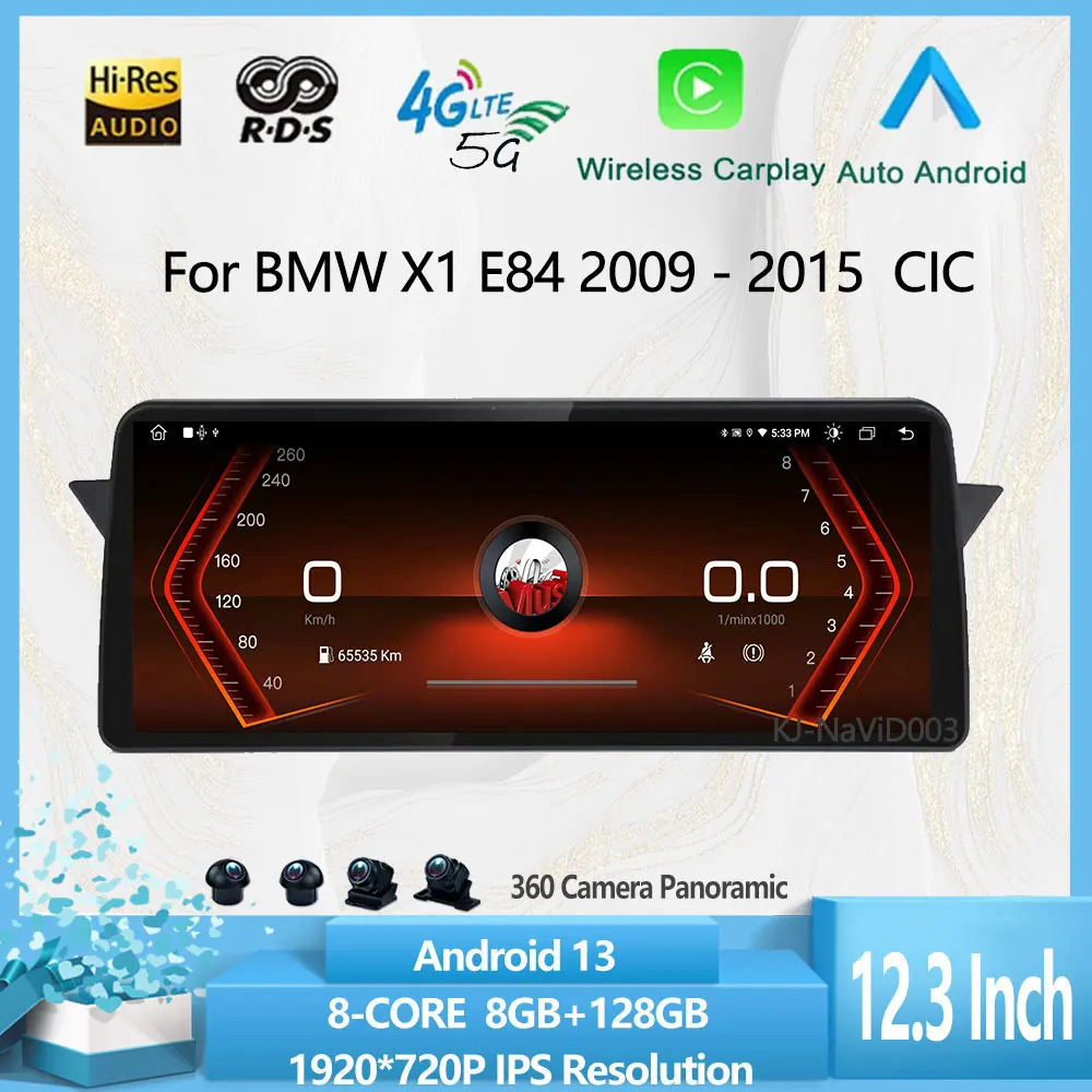 

Android 14 DSP IPS RDS For BMW X1 E84 2009 - 2015 CIC System Car Radio Stereo Video Player Multimedia GPS Navigation 12.3"Screen