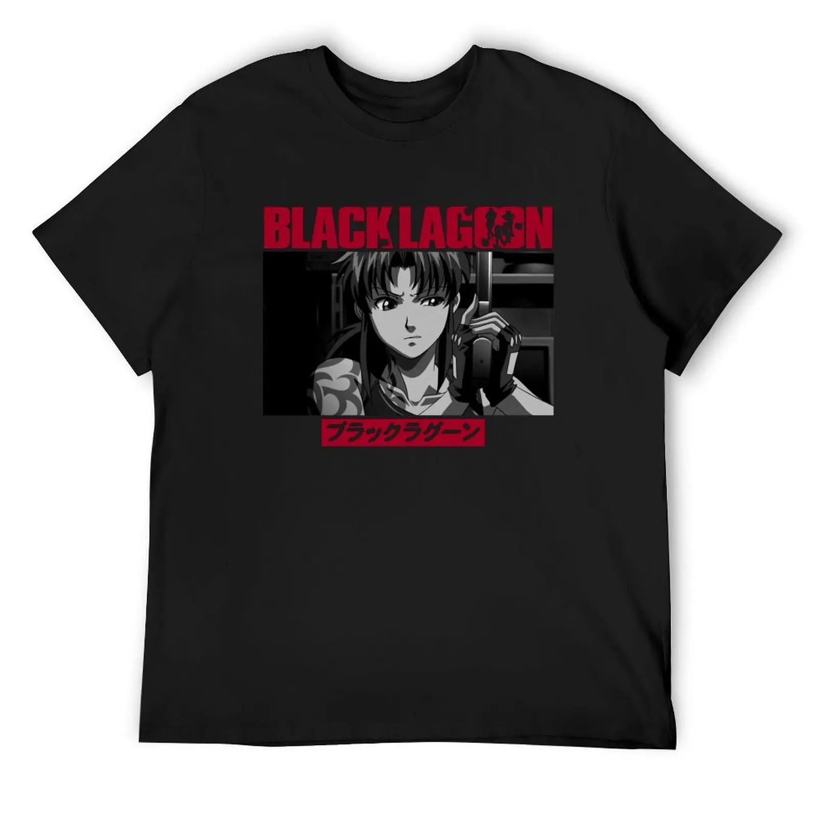 Black Lagoon Revy #3 T-Shirt tees boys animal print blacks sweat black t-shirts for men