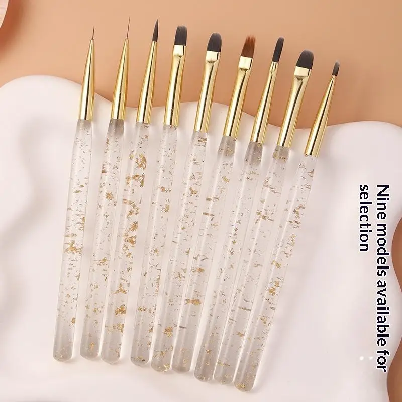Next Gen Acrylic Nail Art Brush Tools Designed for UV Gel Painting Professional Use