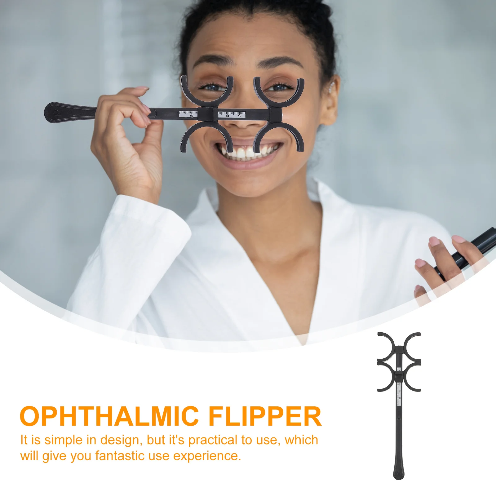 

1pc Adjustable Optometry Flipper For Eye Test Visual Examination Tool Ophthalmic Flipping Jig Glasses Testing Equipment