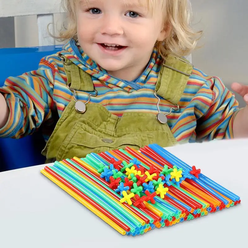 Bâtons de Construction pour enfants, Kit de développement de motricité, jouet éducatif d'ingénierie, Kit de Construction de tige pour enfants