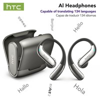 HTC NE23 Bluetooth V6.0 Earphones OWS Sports Wireless Headphones Long-life AI Translator Earbuds Comfortable Ultra-light Earhook