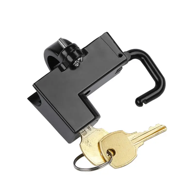 

7/8-дюймовый замок для мотоциклетного шлема и 2 ключа для универсального Kawasaki Harley BMW Honda два цвета