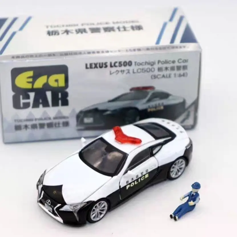 Carro de polícia Lexus ERA 1/64 LEXUS LC500, ornamento modelo Lexus
