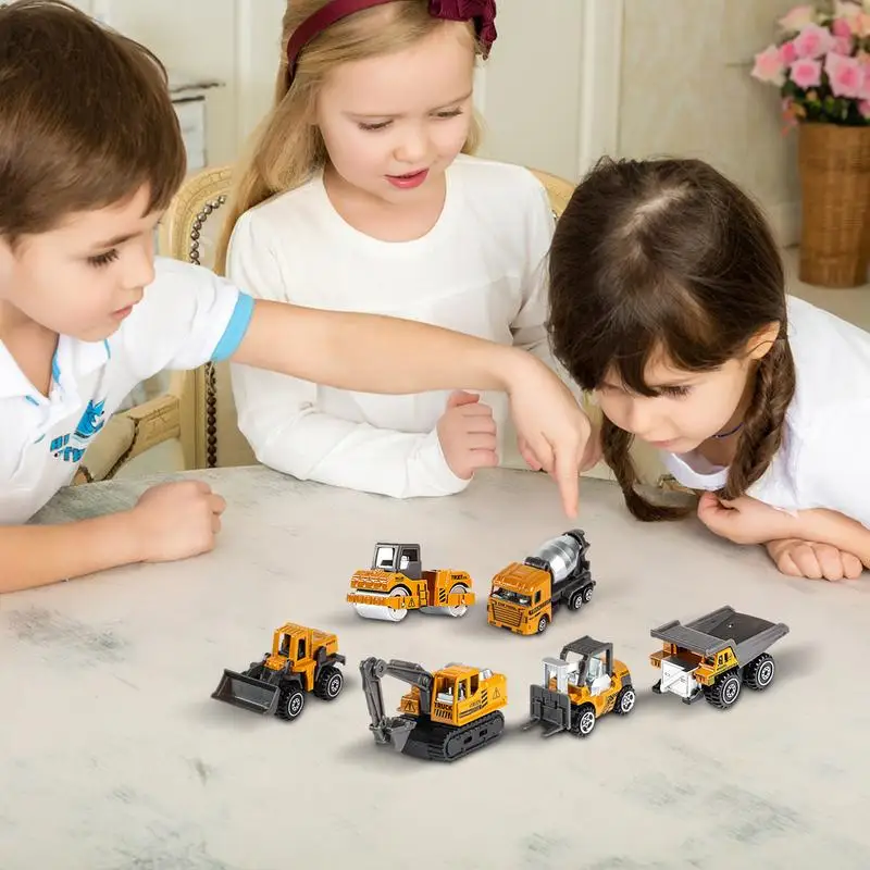 Engineering Vehicle Toys Construction Excavator Tractor Bulldozer Truck Models Kids Toy Car Boys Toys For Children Gifts