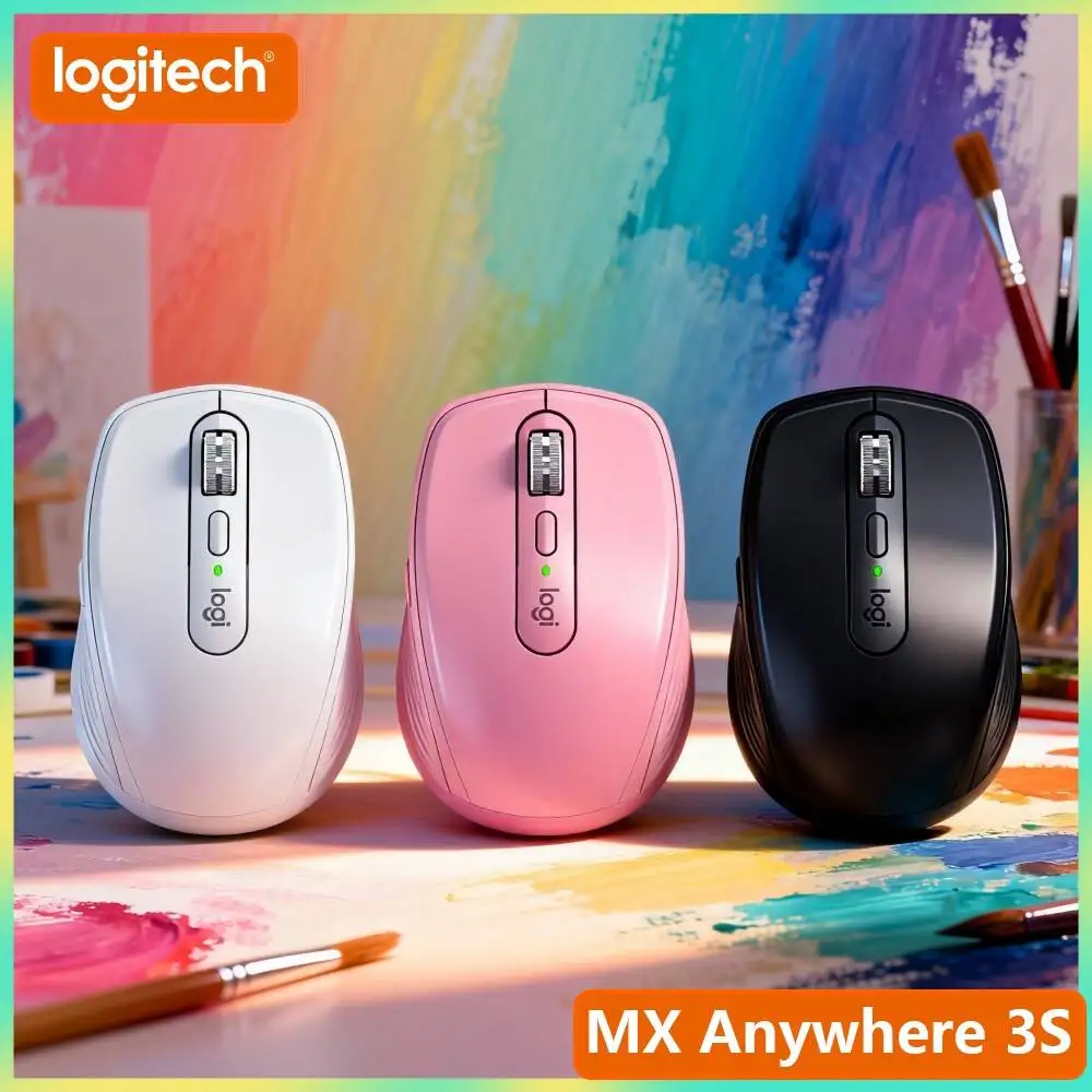 Premium MX Anywhere 3S - 8000 DPI, MagSpeed Scroll, Anti-Slip, Ideal for Fitness Store Owner & Desk Setup Work