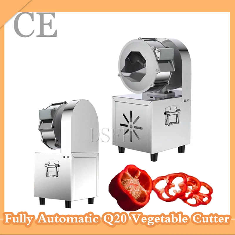 

Fully Automatic Stainless Steel High-Efficiency Vegetable Cutter, Potato Slicer, Chili Onion Shredder