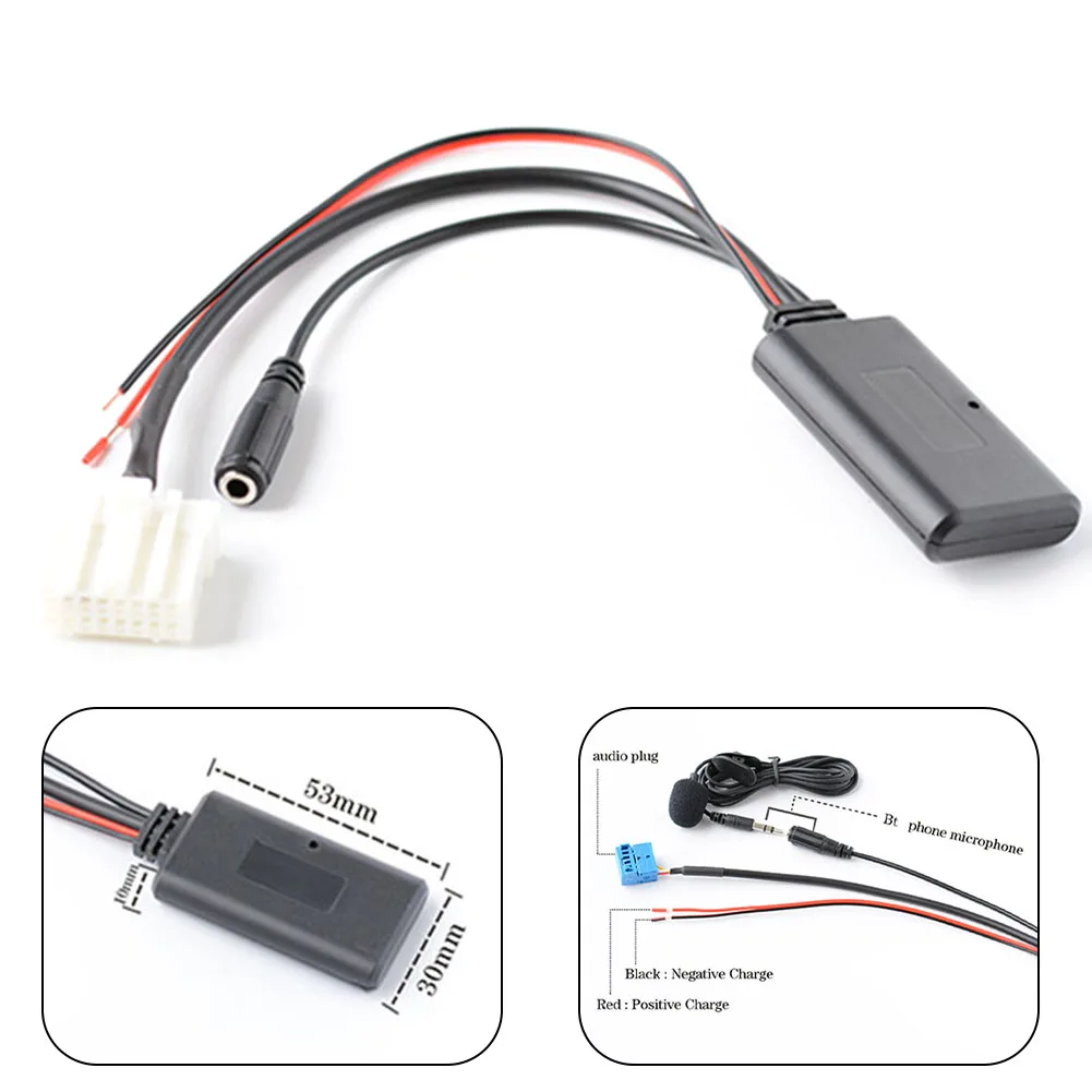 Music Player Handsfree Microphone Wireless Music Transmission BT-compatible 5.0 For Mazda 2 2006 To Up  Music