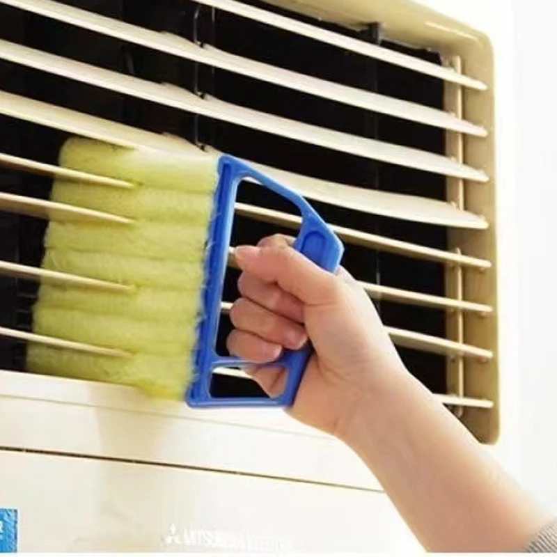 Detachable Cleaning Clip Door Partition Cleaning Brush Air Conditioning Gap Brush Air Outlet Cloth Four Corner Brush