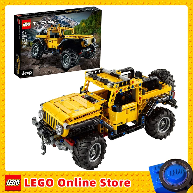 LEGO & Technic Jeep Wrangler 42122 Building Blocks Toy Bricks Set for Kids, Boys, and Girls Ages 9+ Birthday Gift (665 Pieces)